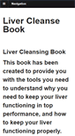 Mobile Screenshot of livercleansebook.com